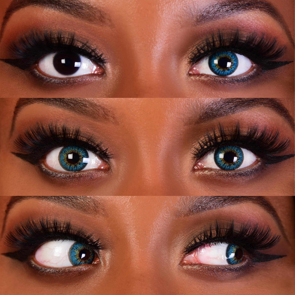 PRIMAL® Sunrise Turquoise - Green Colored Contact Lenses 22511