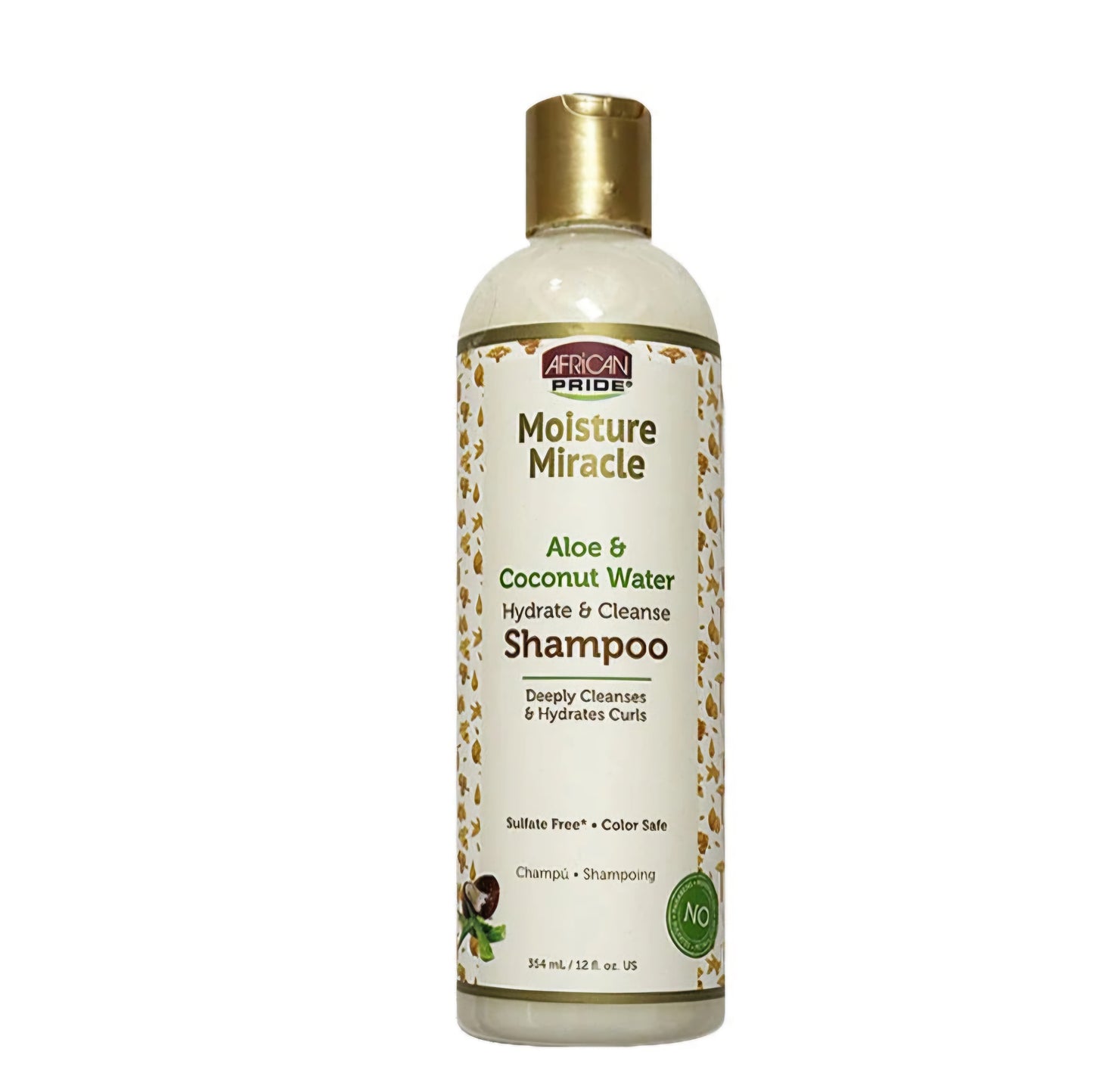 AFRICAN PRIDE Moisture Miracle Aloe & Coconut Water Shampoo 12oz