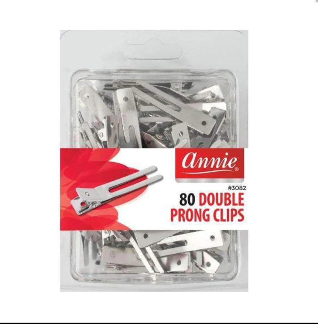 ANNIE #03082 Double Prong Clips 80c