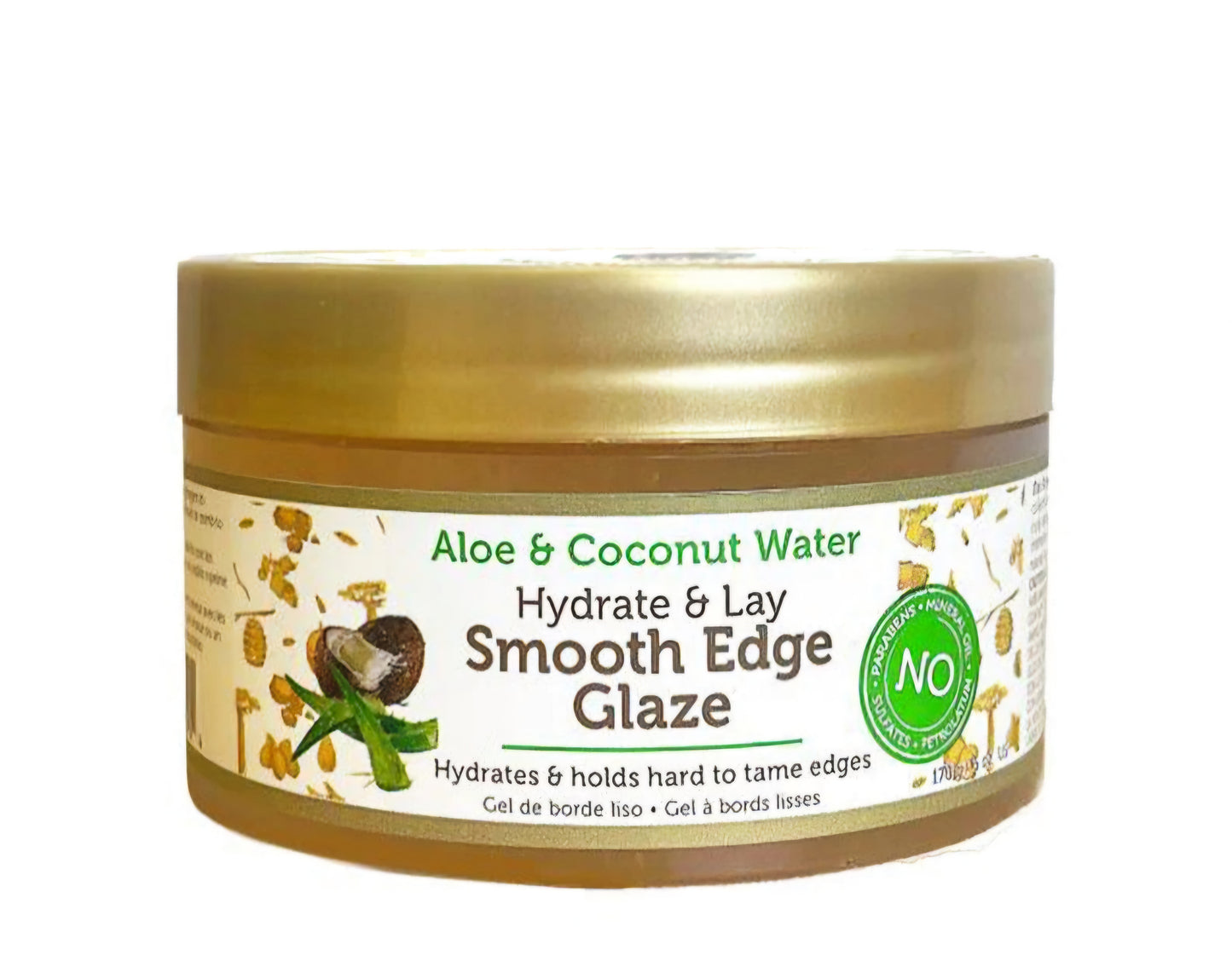 AFRICAN PRIDE Moisture Miracle Aloe & Coconut Water Hydrate & Lay Smooth Edge Glaze 6oz
