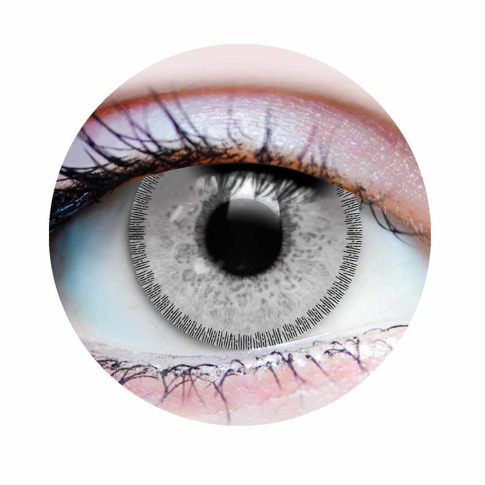 PRIMAL® Charm Pearl Ash - Grey Colored Contact Lenses 22664