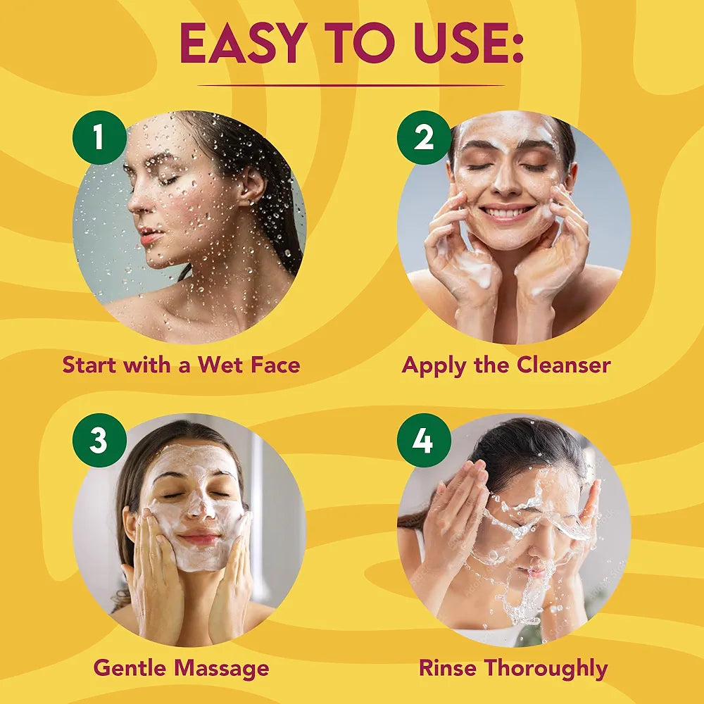 Organic Extract Turmeric Facial Cleanser 4 oz