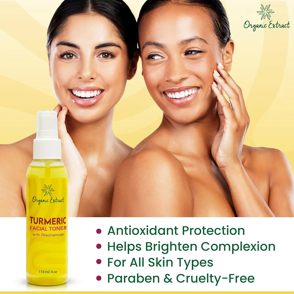 Organic Extract Turmeric Facial Toner 4 oz