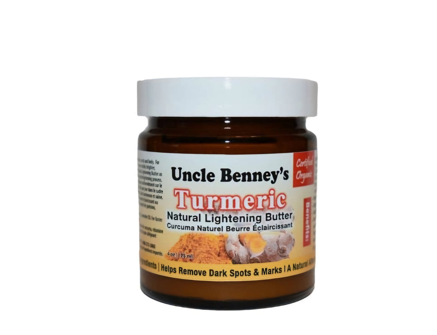 Uncle Benneys Turmeric Natural Lightening Butter 4Oz