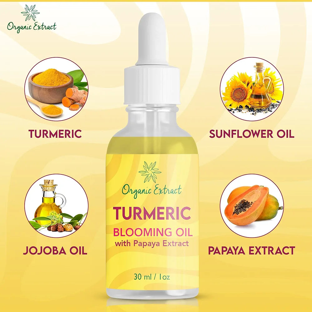 Organic Extract Turmeric BLOOMING OIL 1.OZ
