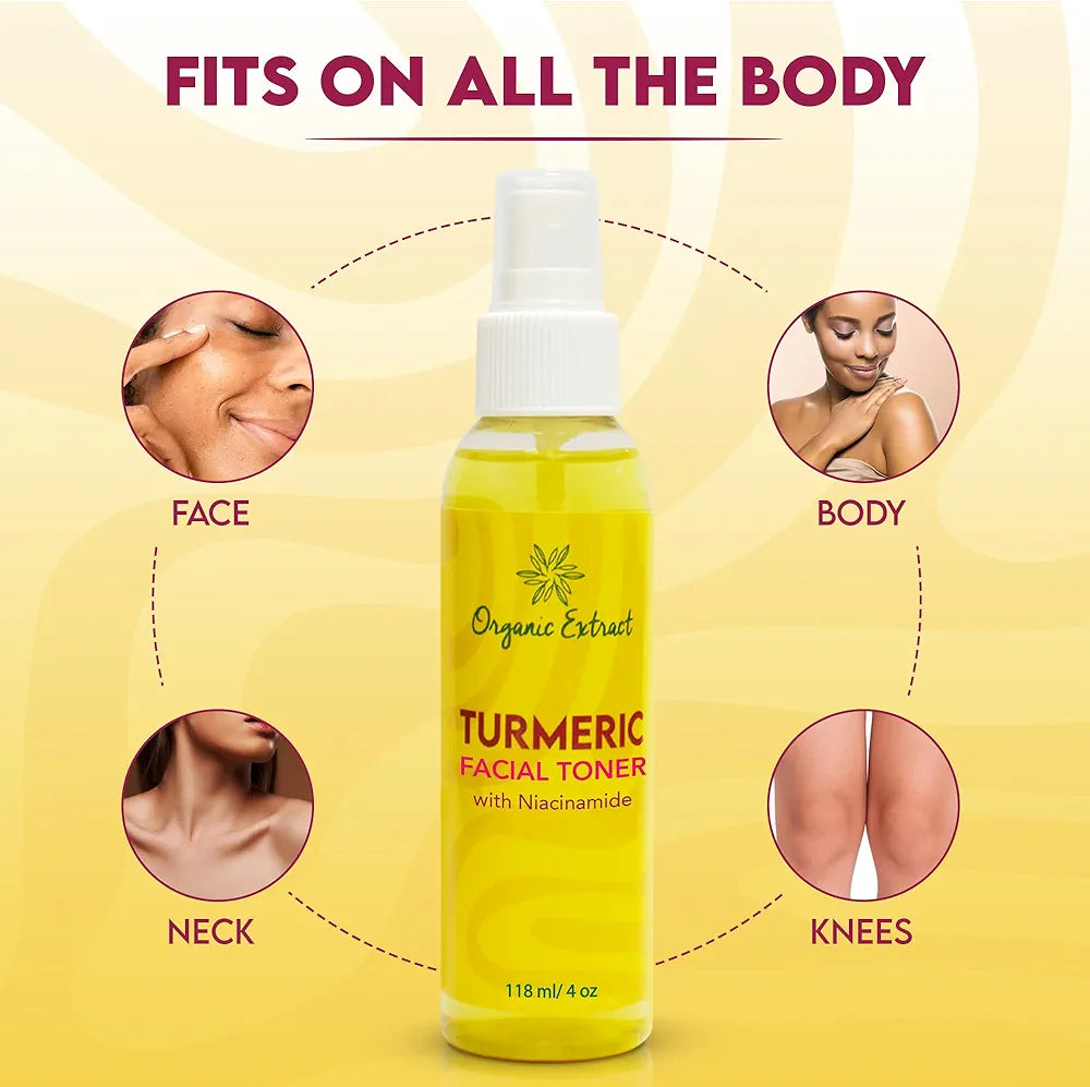 Organic Extract Turmeric Facial Toner 4 oz