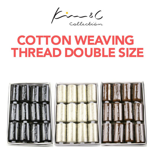 KIM & C Cotton Weaving Thread (Double Size,