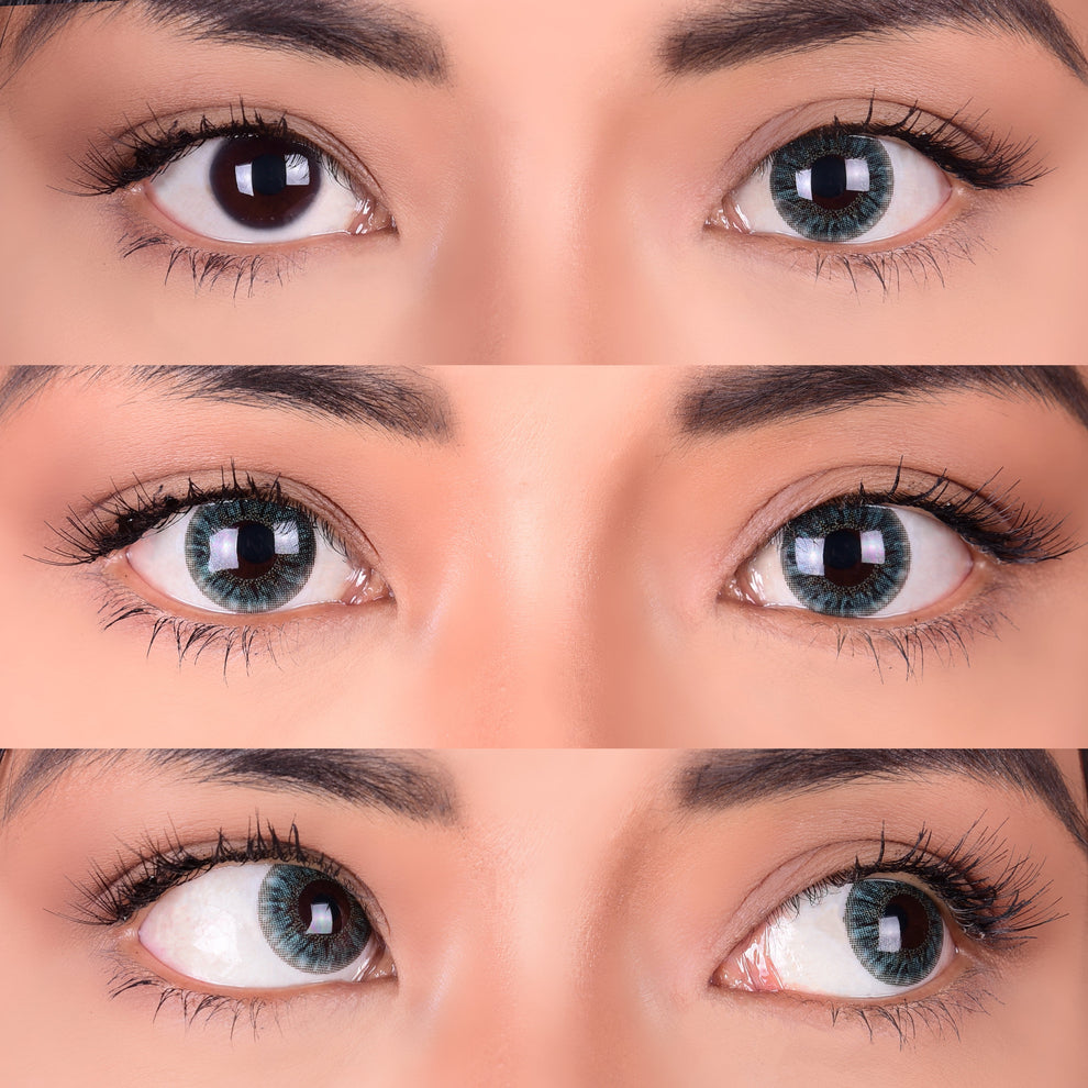 PRIMAL® Sunset Ocean - Blue Colored Contact Lenses 22508