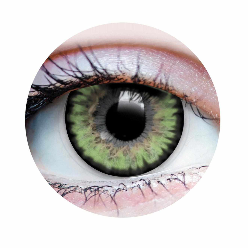 PRIMAL® Starlight Jade - Green Colored contact lenses 22506