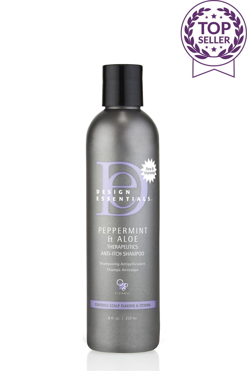 DESIGN ESSENTIALS Peppermint & Aloe Therapeutics Anti-Itch Shampoo (8oz)