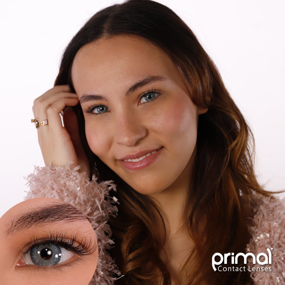 PRIMAL® Dream Ocean - Blue Coloured Contact Lenses 22610
