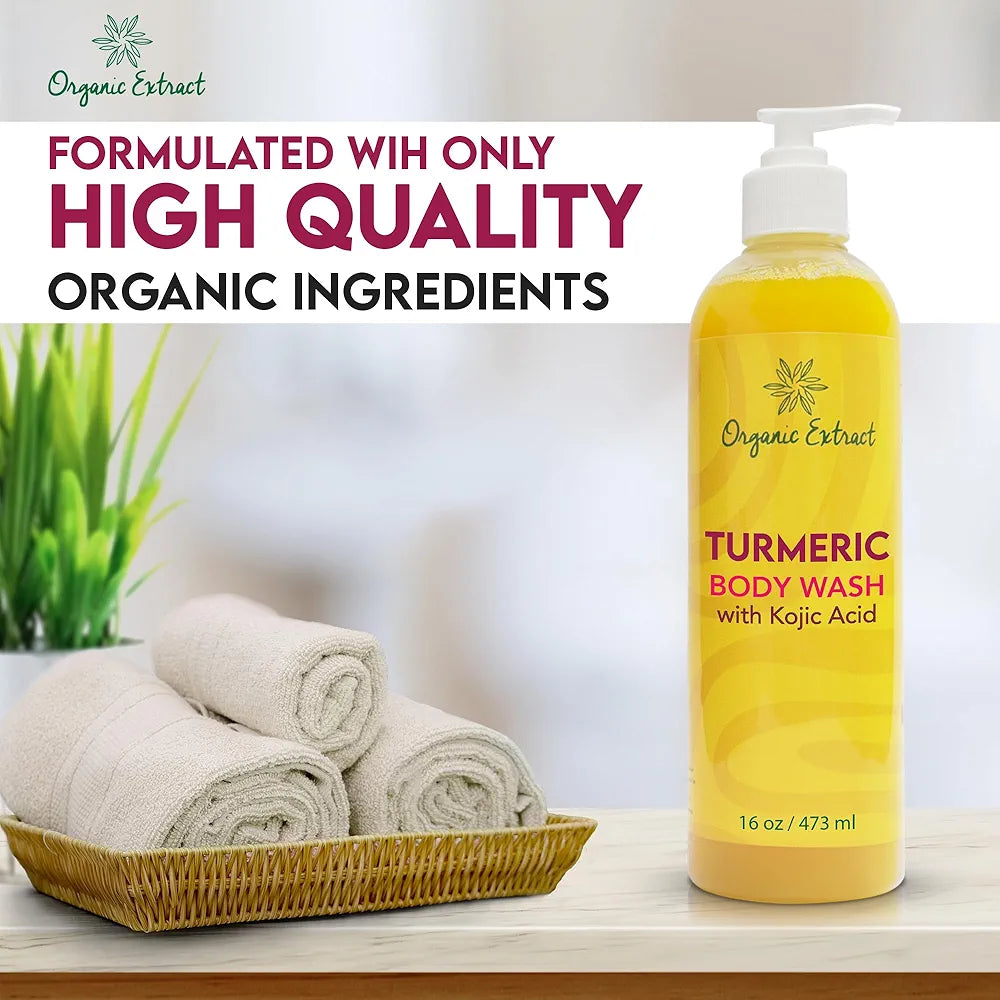 Organic Extract Turmeric Body Wash 16 oz