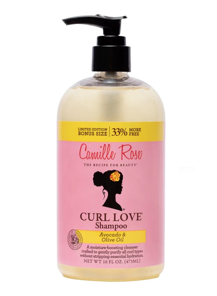 Camille Rose Curl Love Shampoo -Avocado & Olive Oil (16 oz/Bonus)