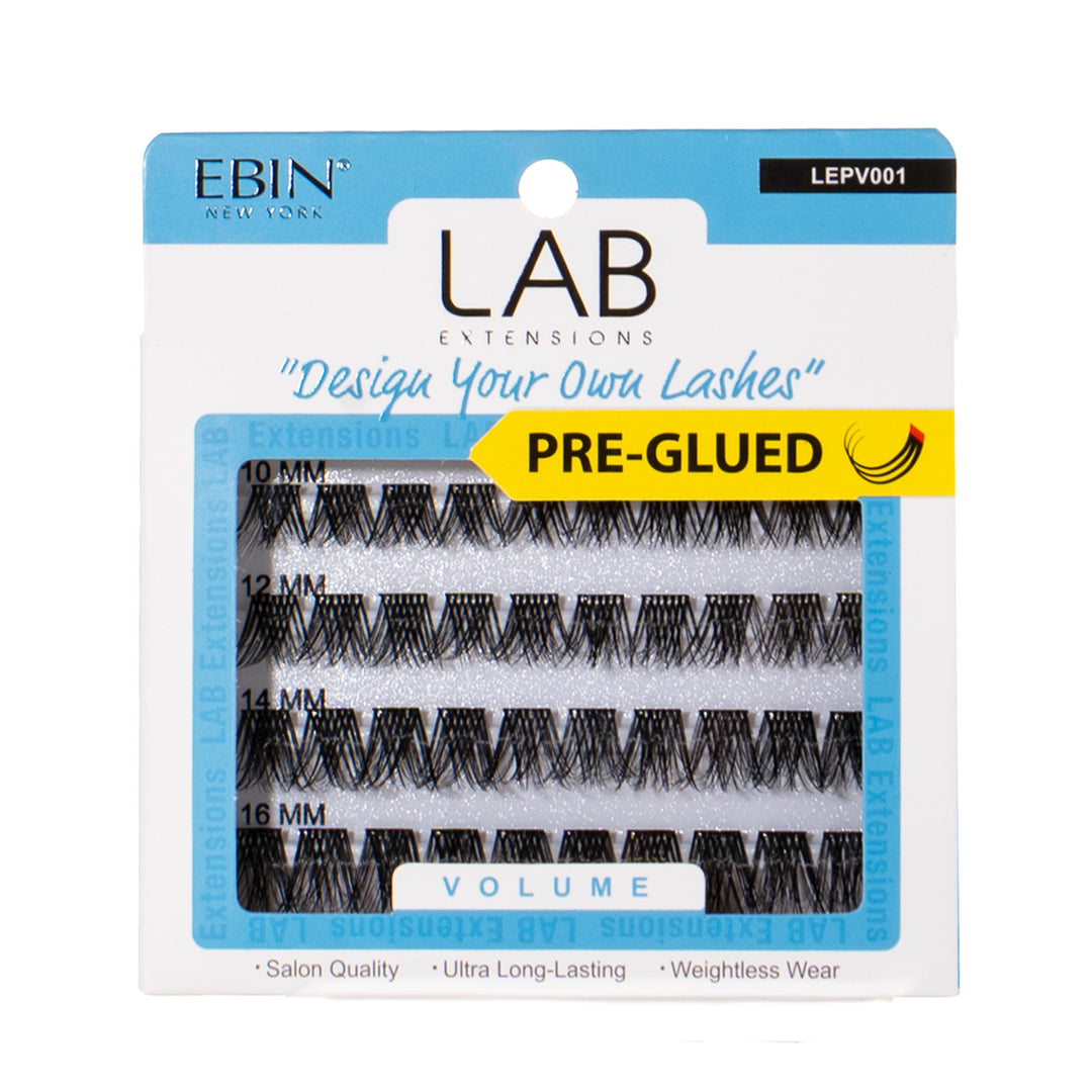 LAB EXTENSIONS DIY Cluster Lashes - Volume (Pre-glued)