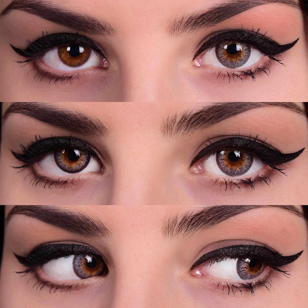 PRIMAL® Sunrise Ash - Grey Colored Contact Lenses 22514