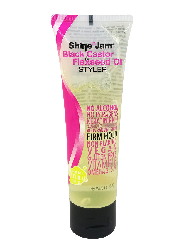 Ampro Shine-n-Jam Black Caster & Flaxseed Oil (3 oz)