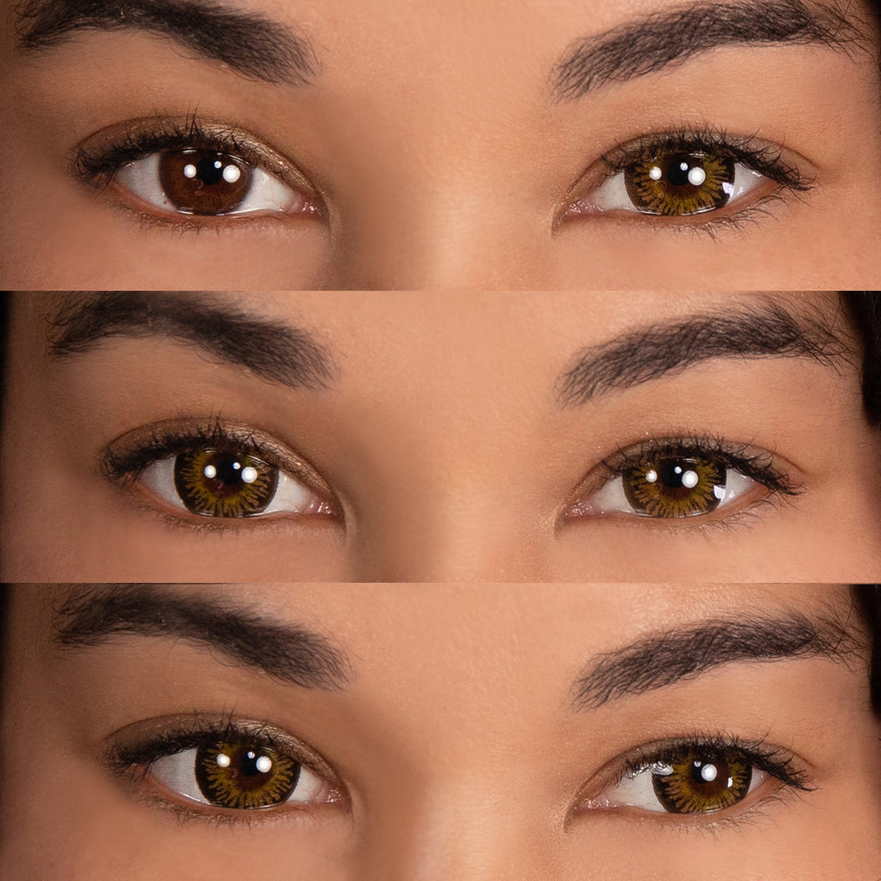 PRIMAL® Temptress Chestnut - Brown Colored Contact Lenses 22660