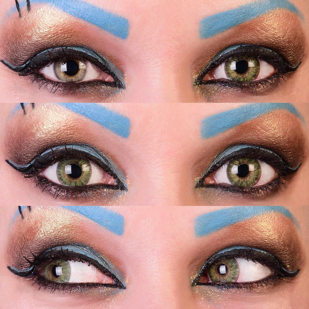 PRIMAL® Sunset Turquoise - Green Colored Contact Lenses 22509