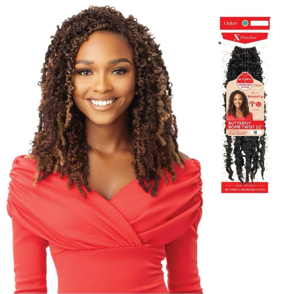 X-Pression Twisted Up Butterfly Bomb Twist 12" | Miami Beauty Supply