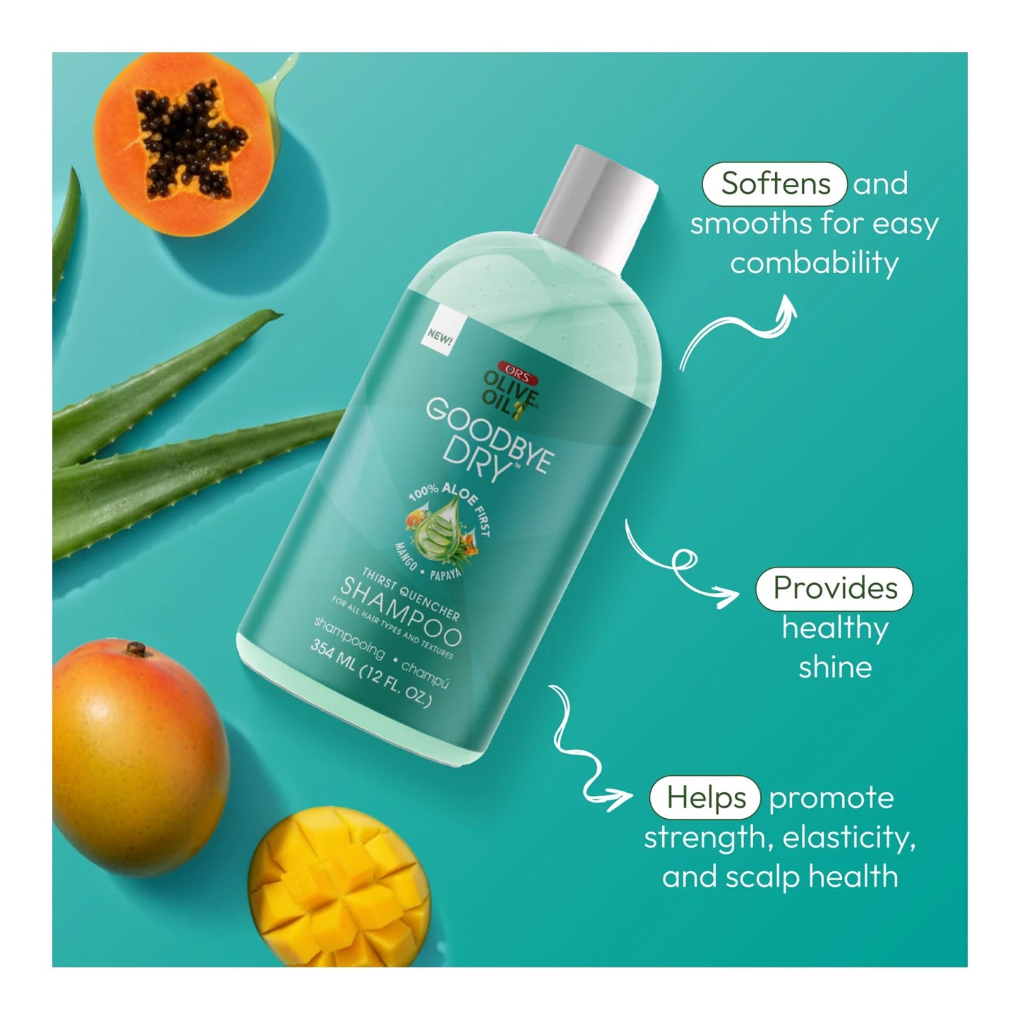 ORS Olive Oil Goodbye Dry Thirst Quencher Shampoo (12oz)