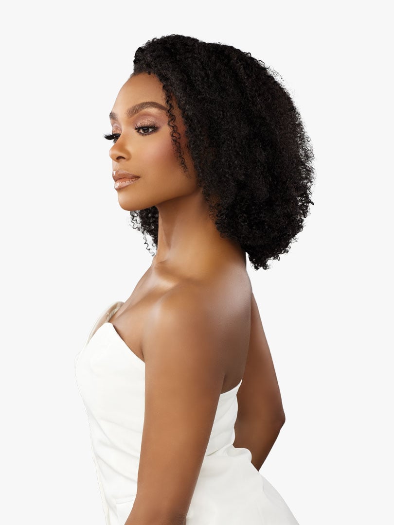13A HALF WIG KINKY BURMESE CURL 14″