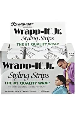 Sanek Wrapp-It Jr. [Black] (40strips/9pk/bx)