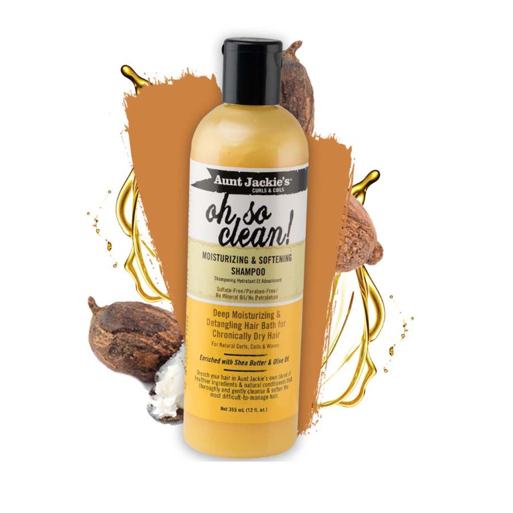 Aunt Jackie's Oh So Clean Moisturizing & Softening Shampoo (12oz) | Miami Beauty Supply