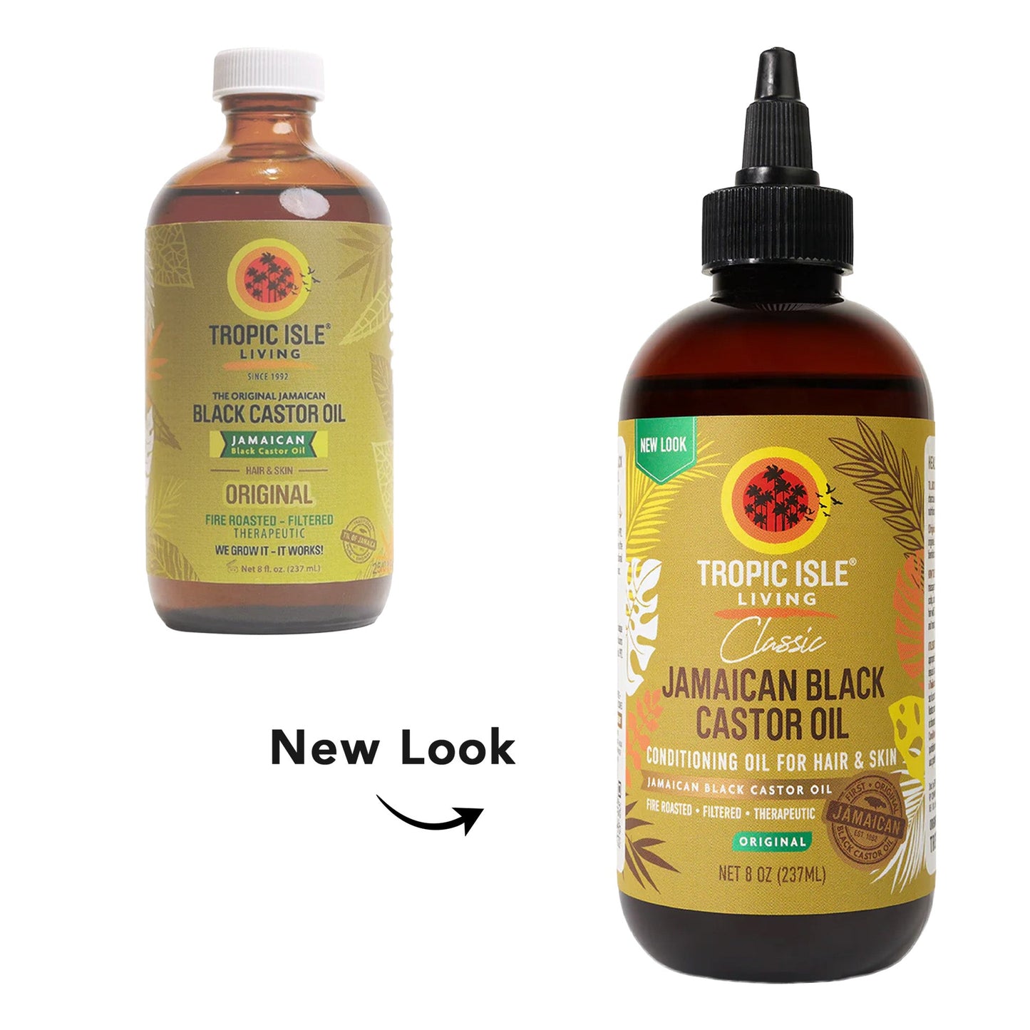 TROPIC ISLE LIVING Jamaican Black Castor Oil [Original] [ 24 pcs  8 oz