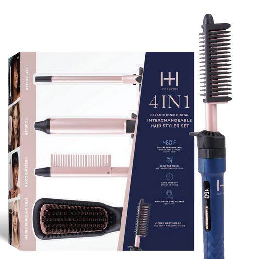 ANNIE HOT & HOTTER 4IN1 CERAMIC IONIC DIGITAL INTERCHANGEABLE HAIR STYLER