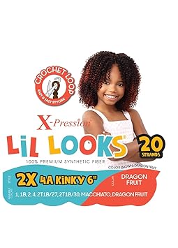 Outre Xpression Lil Looks 4A KINKY 6" 2X