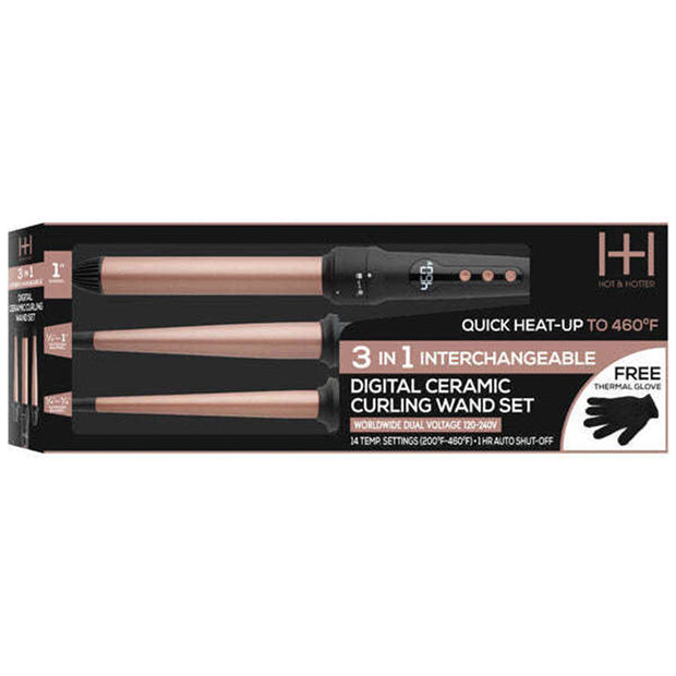3in1 Curling Wand Set