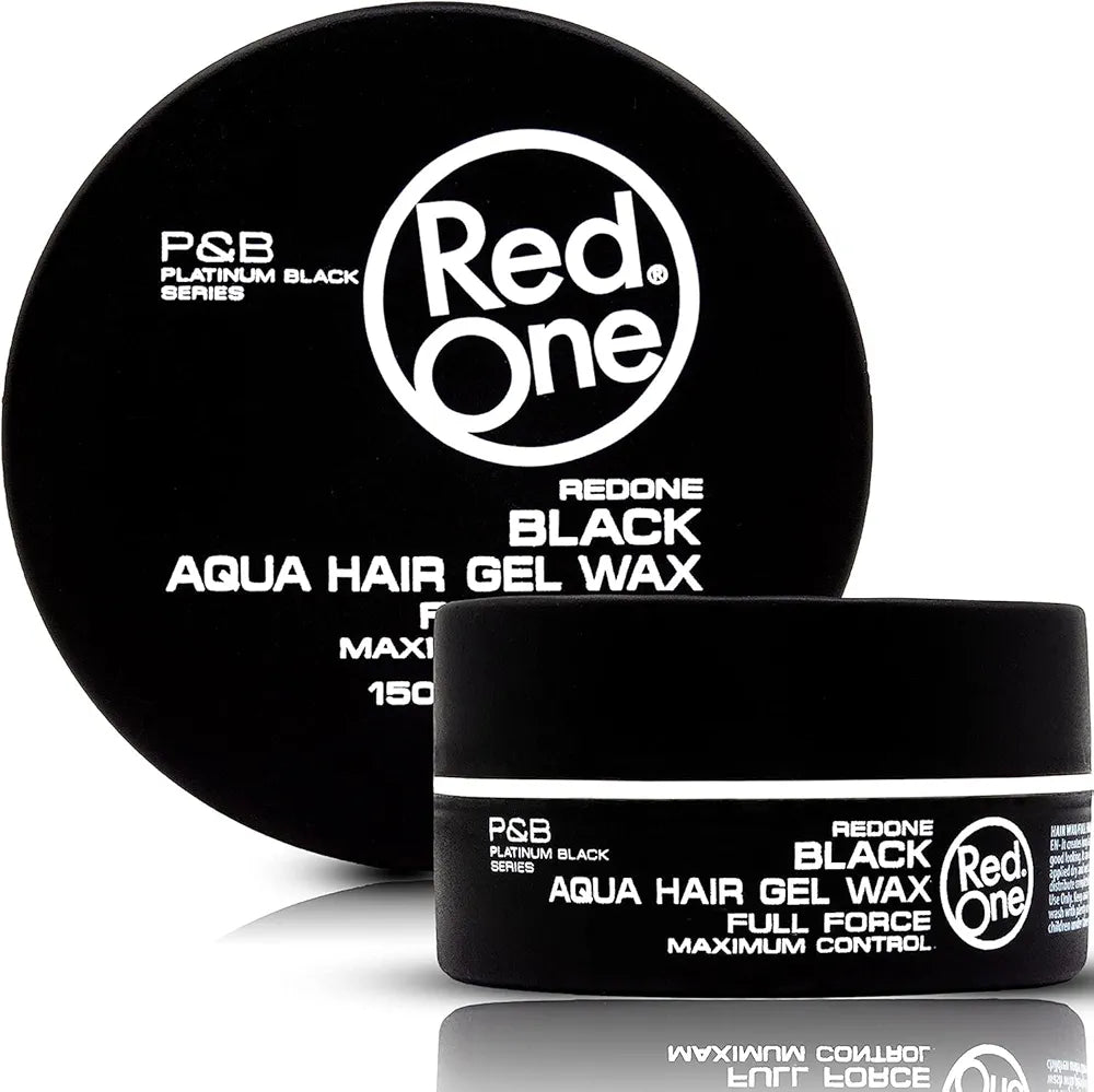 Red One Aqua Hair Gel Wax Black 5.07 oz