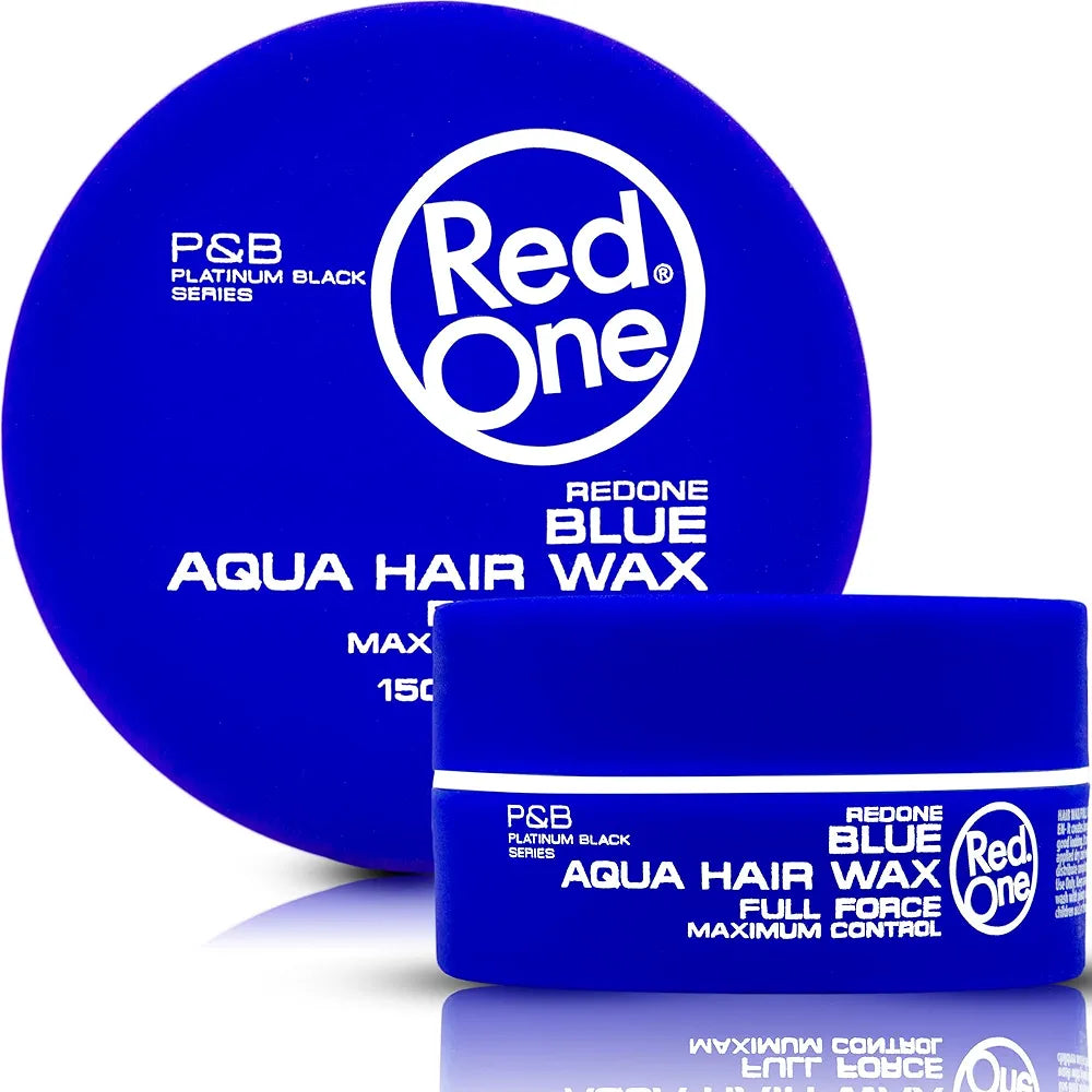 Red One Aqua Hair Wax Blue 5.07 oz