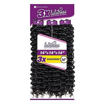 Sensationnel Crochet Braids Lulutress 3X Bohemian 14"