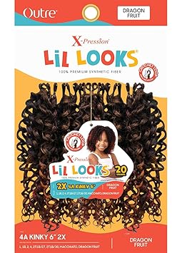 Outre Xpression Lil Looks 4A KINKY 6" 2X