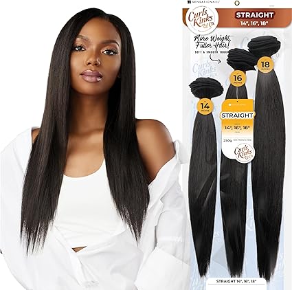 Curls Kinks & Co - Multi Straight 14"16"18"