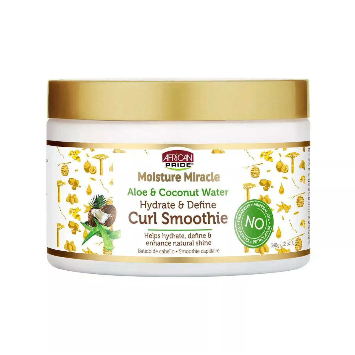 AFIRCAN Moisture Miracle Curl Smoothie  12OZ