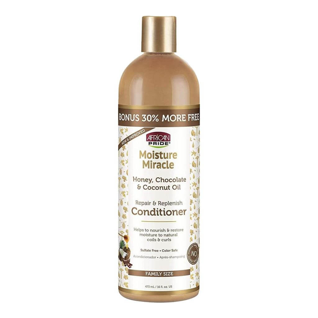 African Pride Moisture Miracle Honey, Chocolate & Coconut Oil Conditioner (16oz) | Miami Beauty Supply