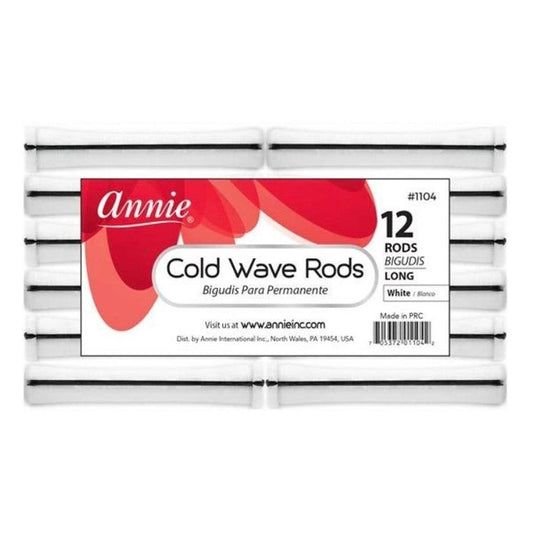Cold Wave Rods Long (1/2" diameter) 12ct White