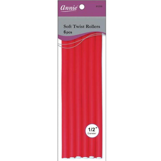 Annie - Soft Twist Rollers 1/2" Diameter (10" Long) | Miami Beauty Supply