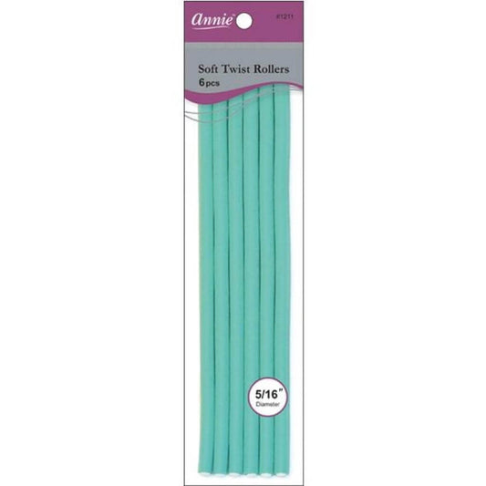 Annie - Soft Twist Rollers 5/16" Diameter (10" Long) | Miami Beauty Supply