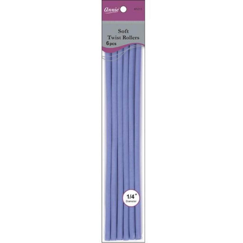 Annie - Soft Twist Rollers 1/4" Diameter (10" Long) | Miami Beauty Supply