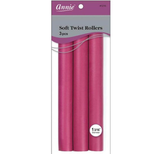 Annie - Soft Twist Rollers 1 3/16" Diameter (10" Long) | Miami Beauty Supply