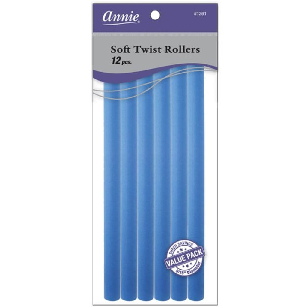 Annie - Soft Twist Rollers Value Pack 9/16" Diameter (10" Long) | Miami Beauty Supply