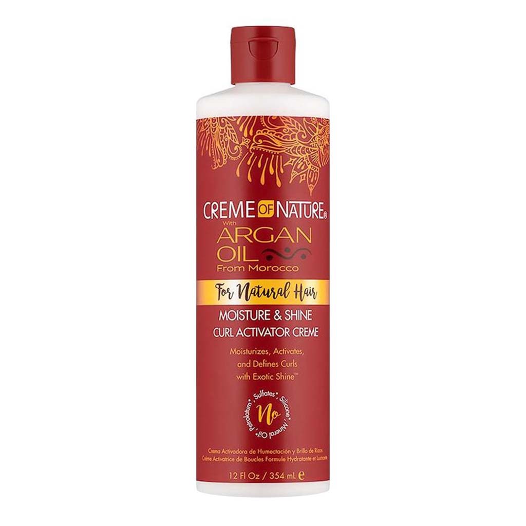 Creme Of Nature Argan Oil Moisture and Shine Curl Activator (12oz) | Miami Beauty Supply