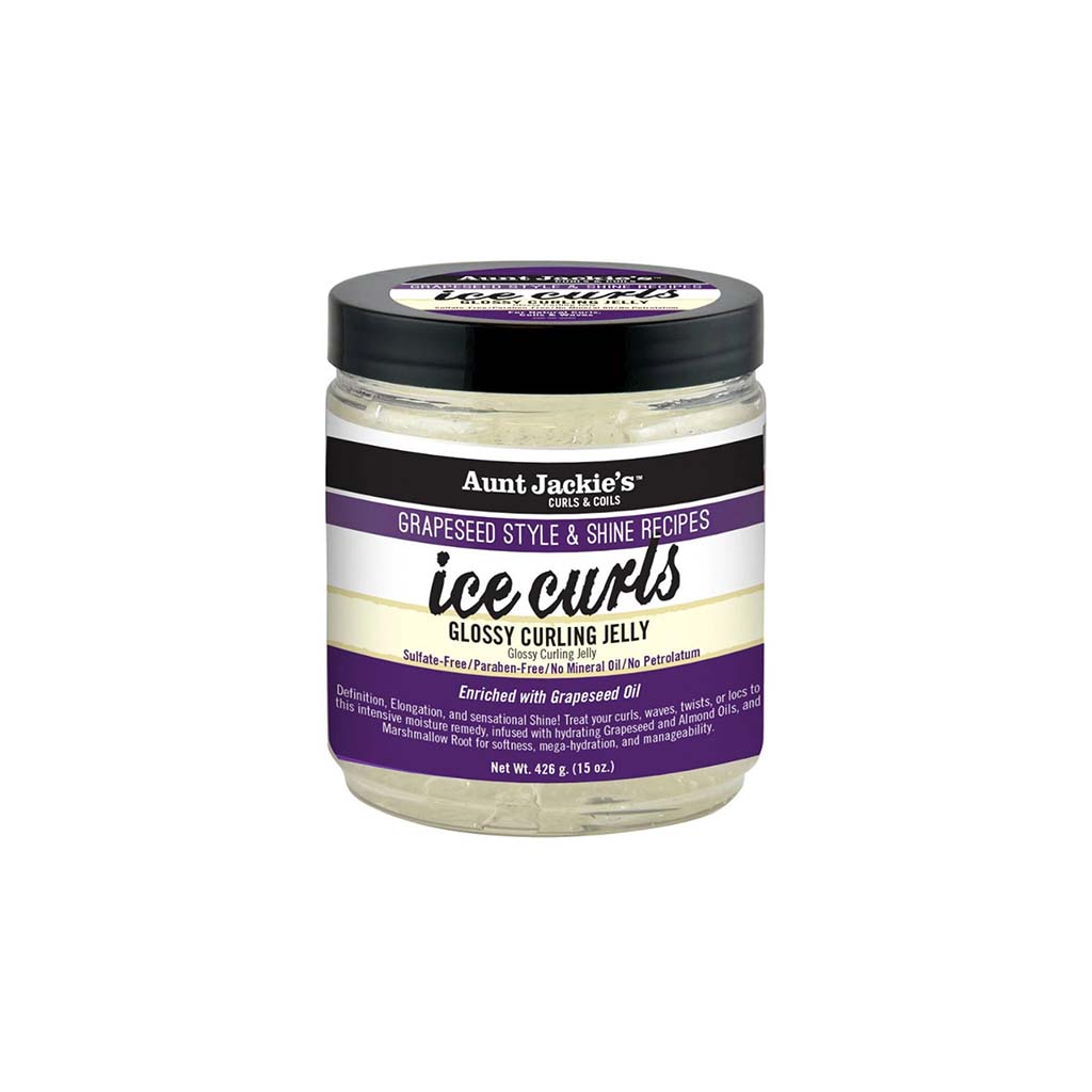 Aunt Jackie's Grapeseed Ice Curls Glossy Curling Jelly (15oz) | Miami Beauty Supply