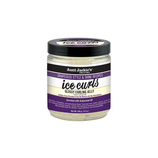 Aunt Jackie's Grapeseed Ice Curls Glossy Curling Jelly (15oz) | Miami Beauty Supply