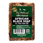 By Natures African Black Soap with Tea Tree Oil (6.5oz)