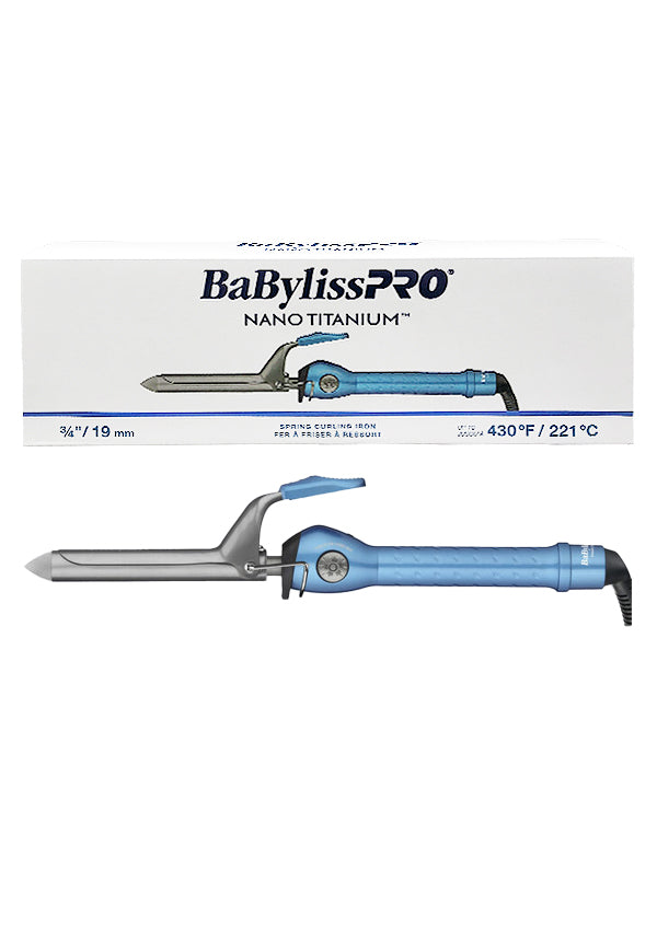 BaByliss Pro Nano Spring Curling Iron 3/4"(19mm [Online Only