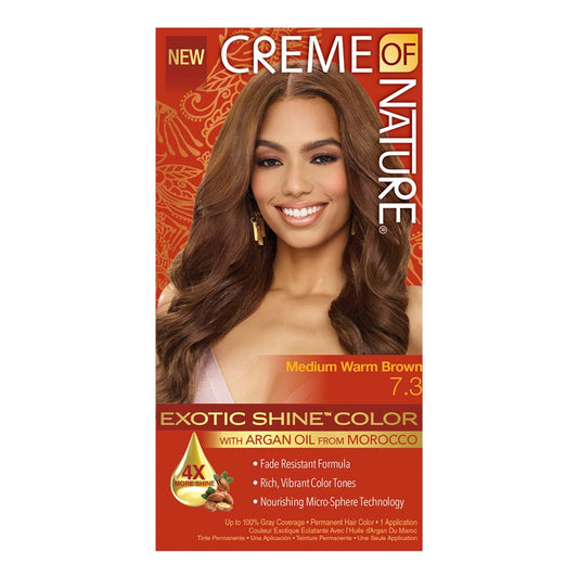 Creme of Nature Gel Hair Color 7.3 Medium Warm Brown